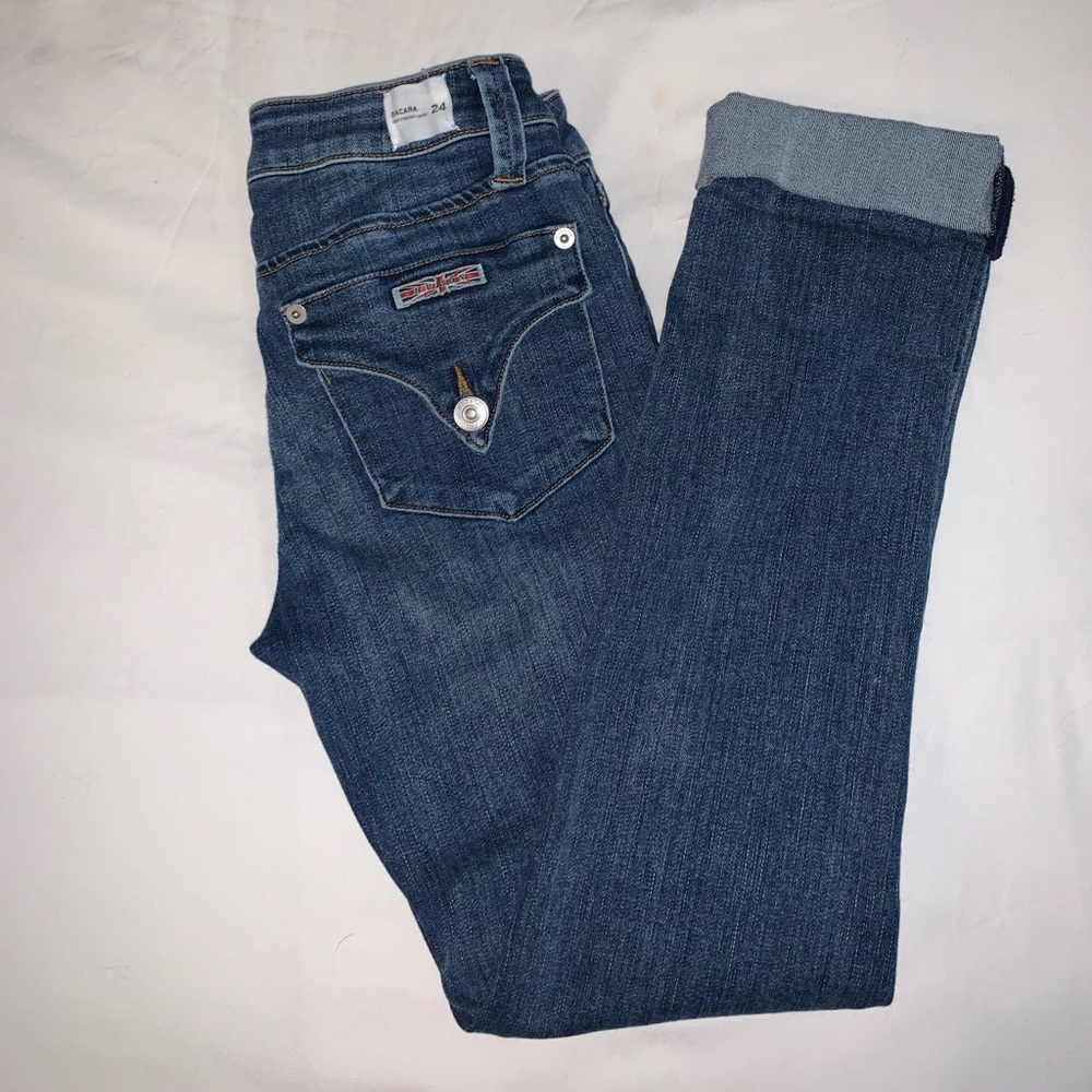 Hudson - Bavaria Crop Straight Cuffed Jeans